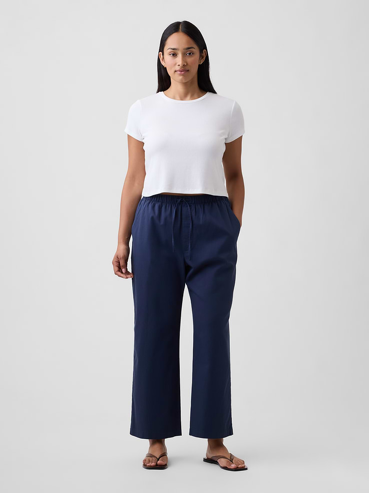 Image number 5 showing, Mid Rise Easy Twill Pants