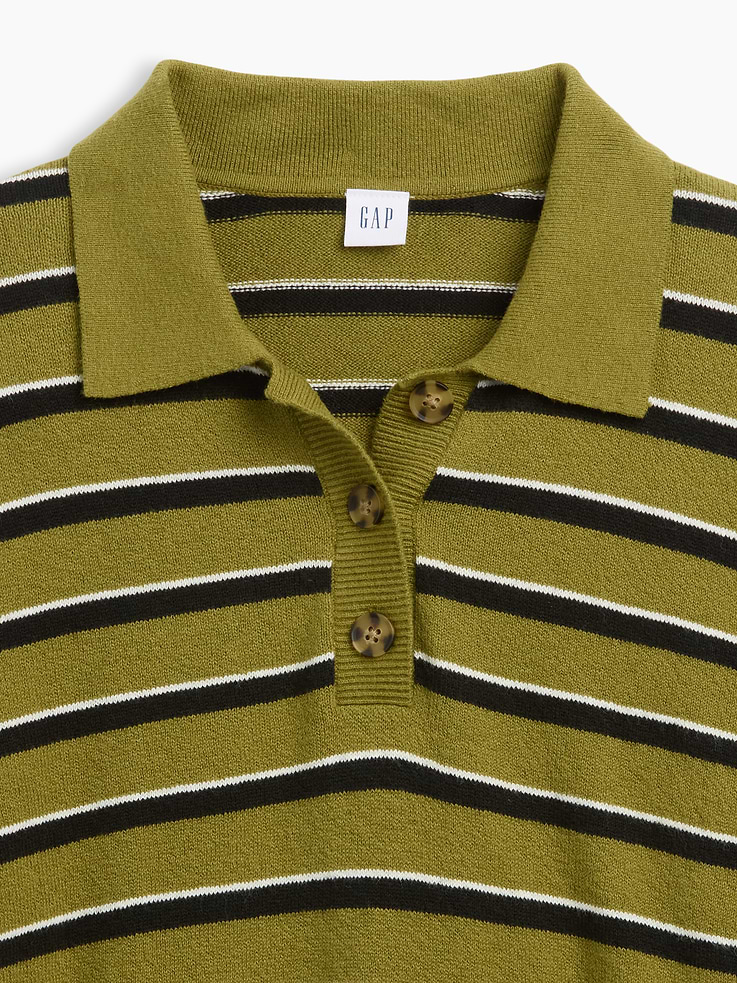 Image number 4 showing, CashSoft Relaxed Sweater Polo Shirt