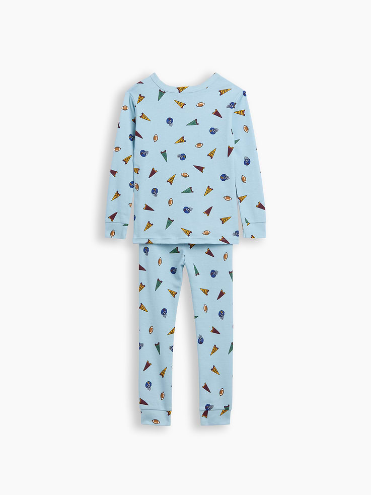 Image number 3 showing, Kids & babyGap Football Print PJ Set