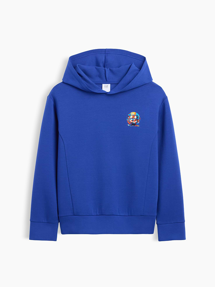 Image 2 of 4, Kids GapFit Relaxed Tech Hoodie