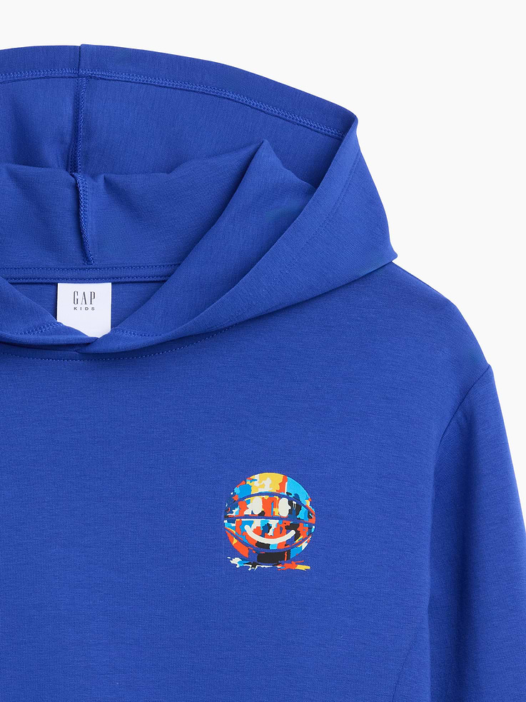 Image 4 of 4, Kids GapFit Relaxed Tech Hoodie