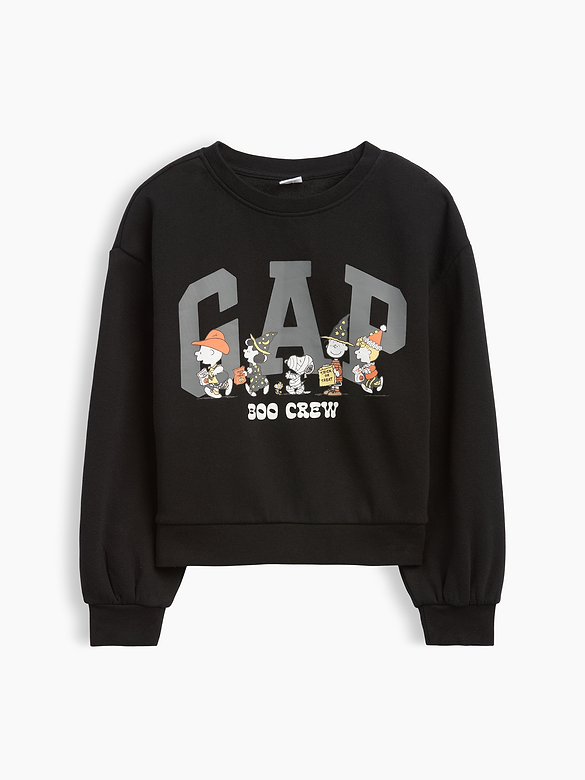 GapKids Peanuts Oversized Wedge Sweatshirt