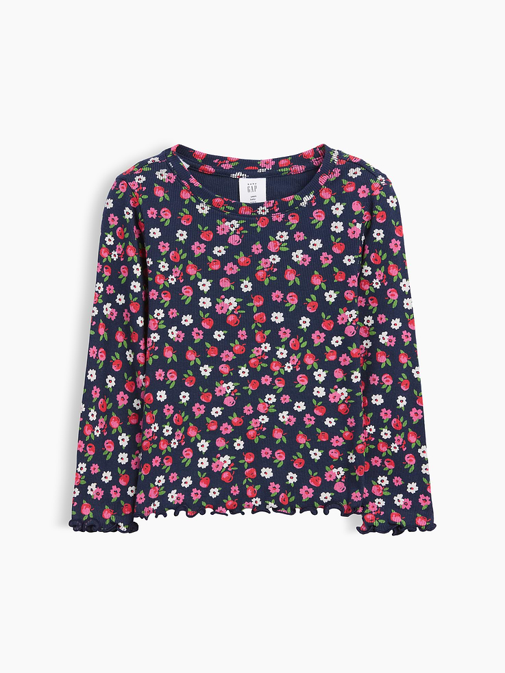 Image number 1 showing, babyGap Ribbed Crewneck T-Shirt