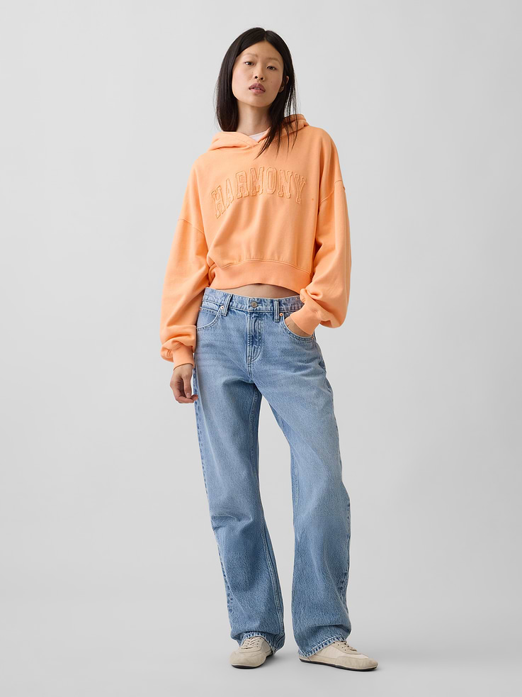 Image number 2 showing, VintageSoft Logo Crop Hoodie