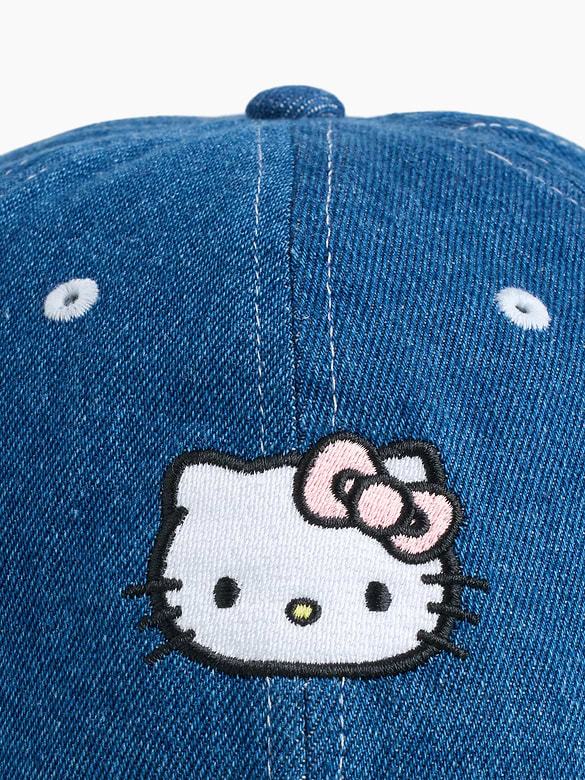 Kids Hello Kitty Denim Baseball Hat