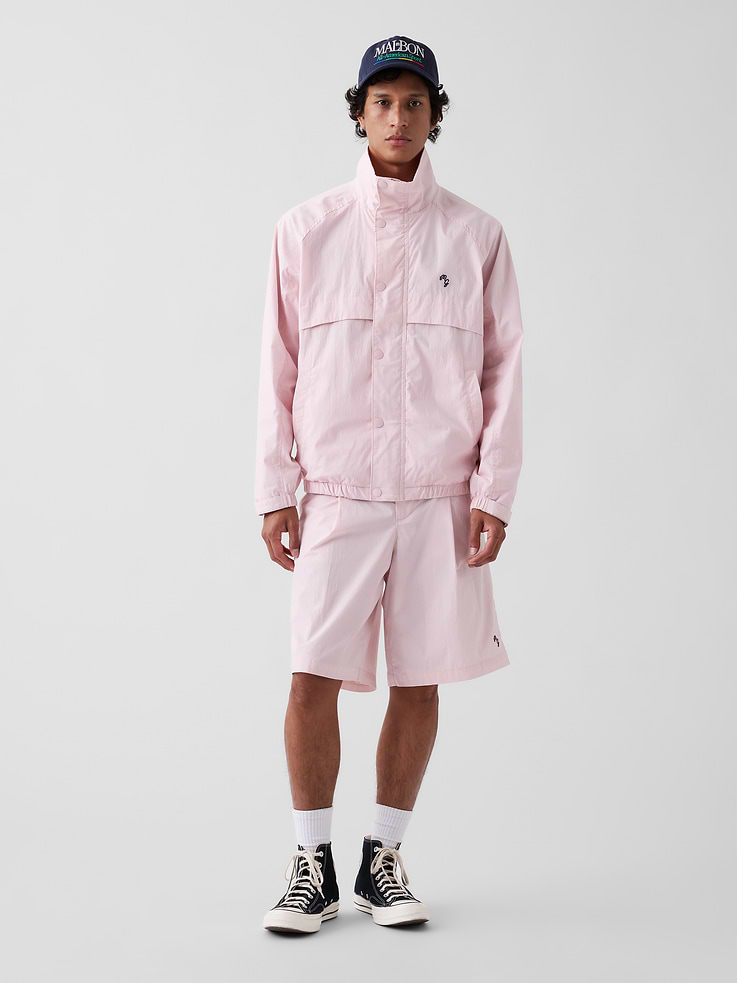 Image number 2 showing, Gap × Malbon Textured Poplin Anorak Jacket