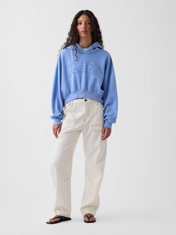 Image number 2 showing, VintageSoft Logo Crop Hoodie