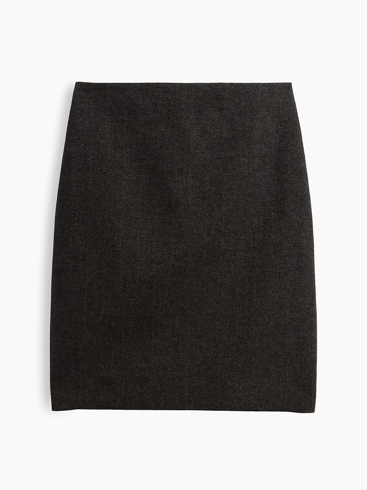 Image number 6 showing, Herringbone Knee-Length Skirt