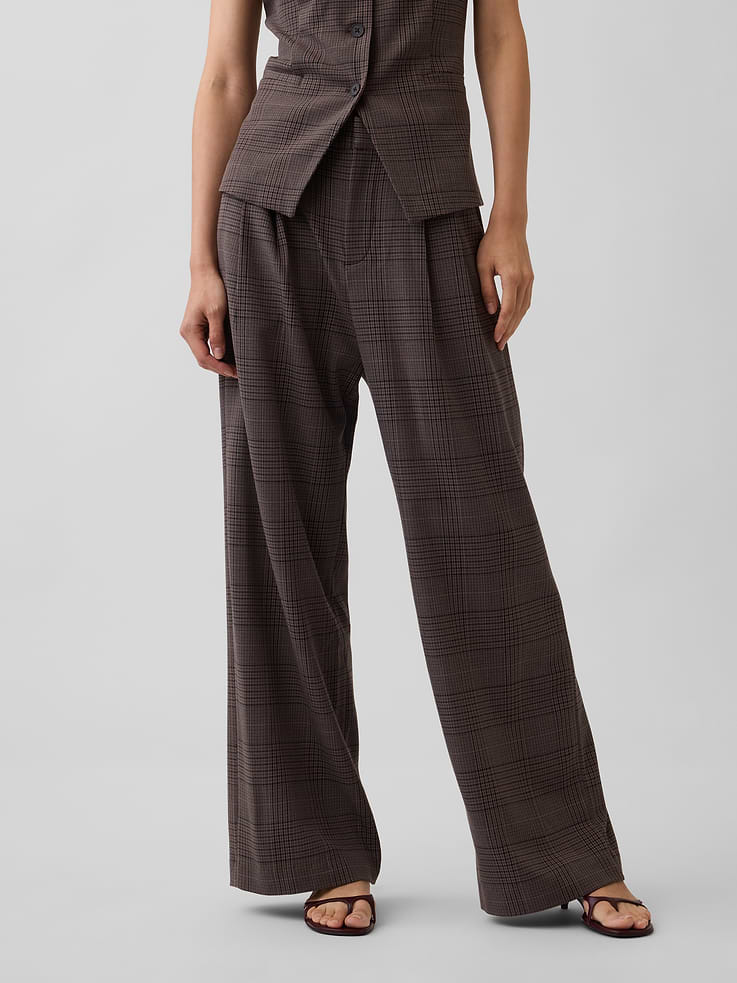 Image number 2 showing, 365 High Rise Brushed Twill Pleated Trousers