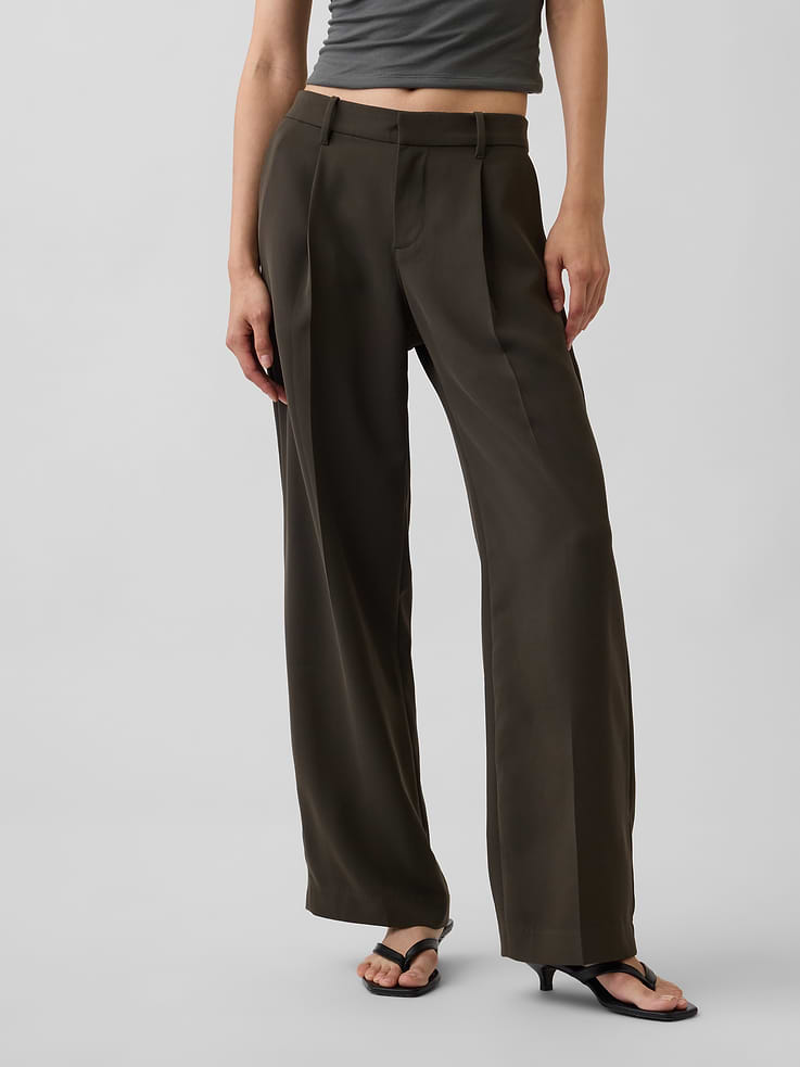 Image number 2 showing, 365 Low Rise Pleated Wide-Leg Trousers