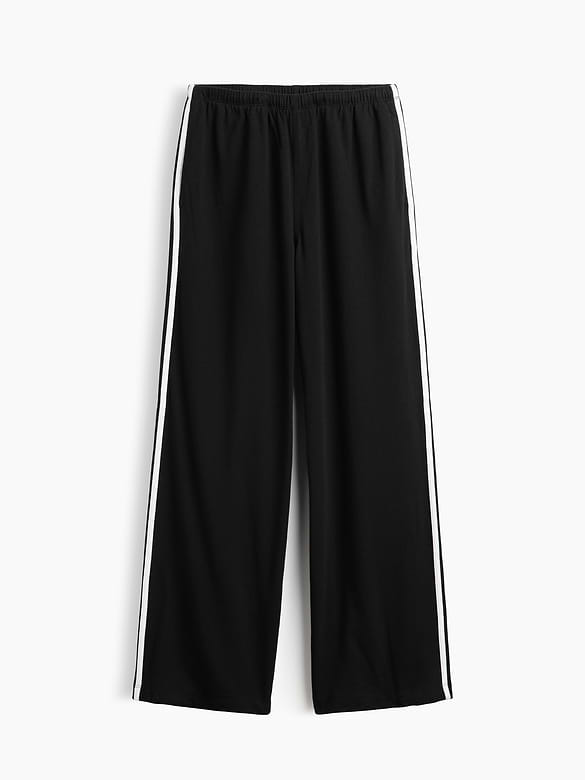 Knit Relaxed Track Pants