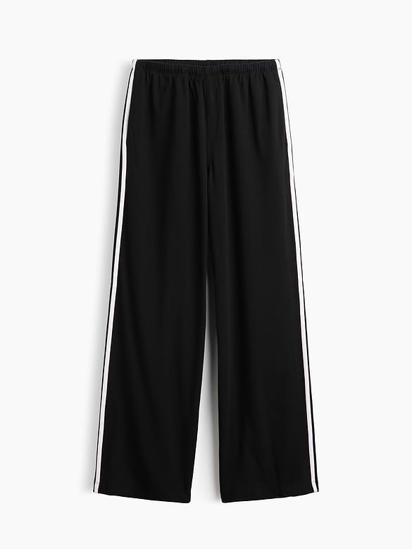 Knit Relaxed Track Pants