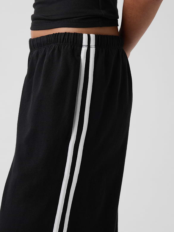 Knit Relaxed Track Pants