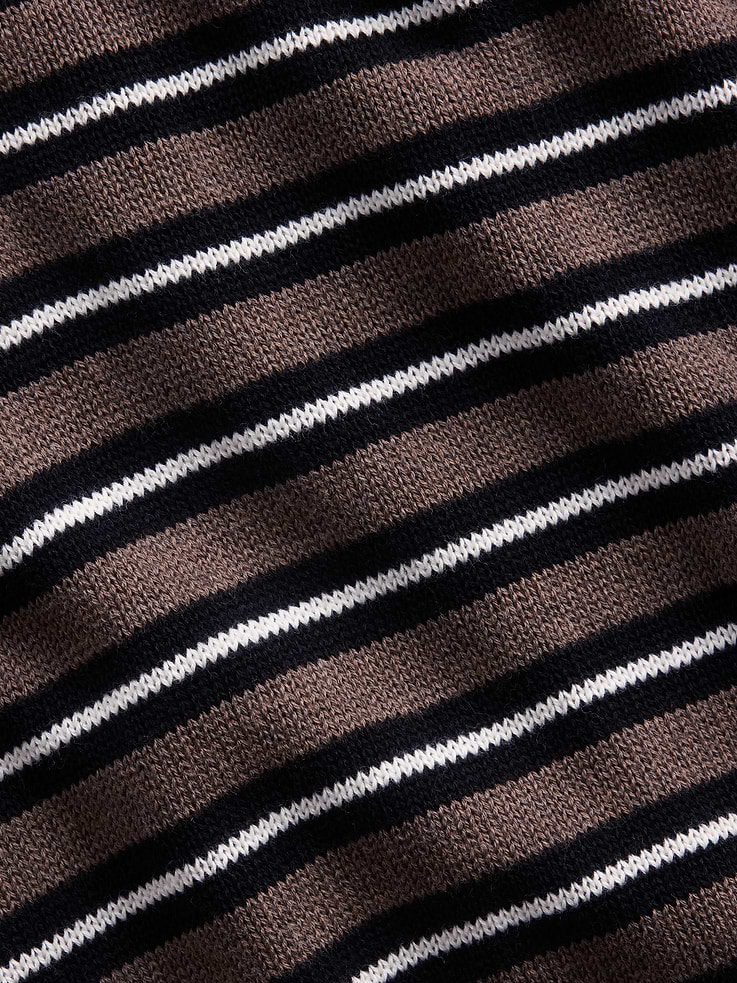 Image number 4 showing, 100% Cotton Stripe Polo Sweater Shirt