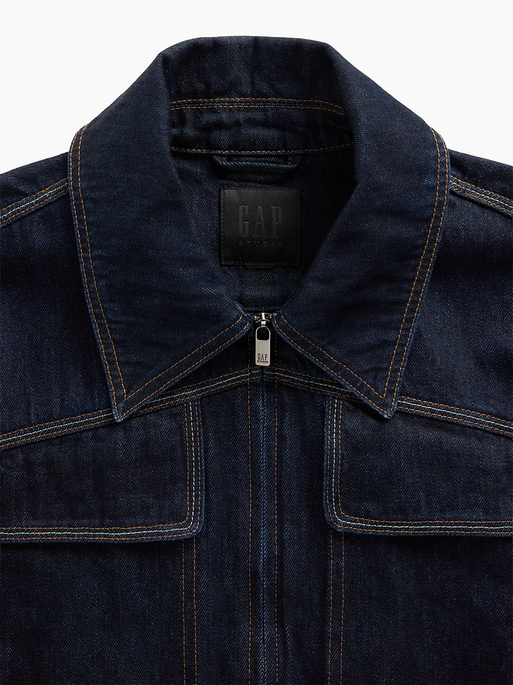 Image number 6 showing, GapStudio Double-Pocket Denim Jacket