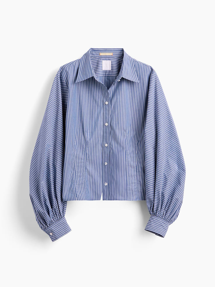 Image number 7 showing, GapStudio Poplin Fitted Shirt