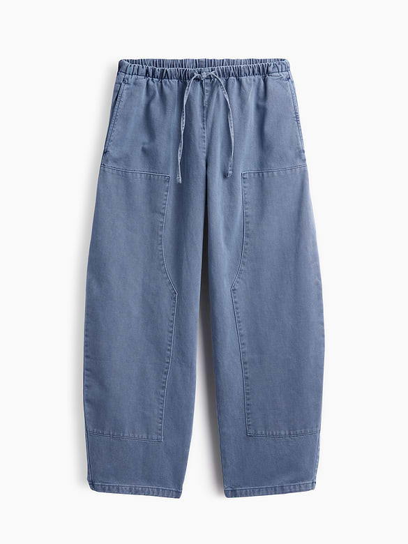 Easy Double-Knee Barrel Pants