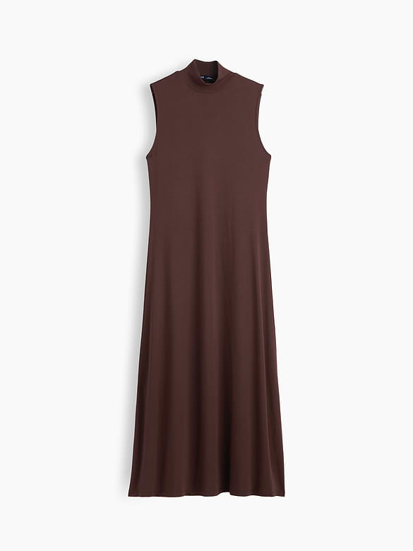Mockneck Maxi Dress