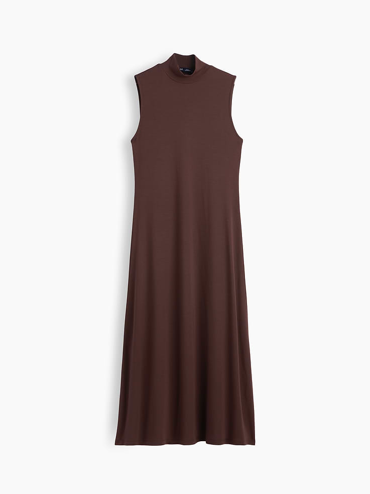 Image number 5 showing, Mockneck Maxi Dress