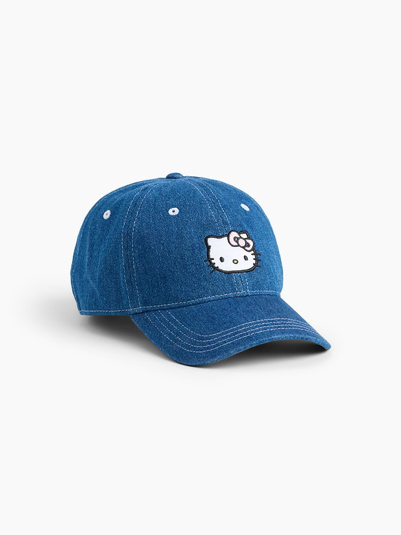 Kids Hello Kitty Denim Baseball Hat