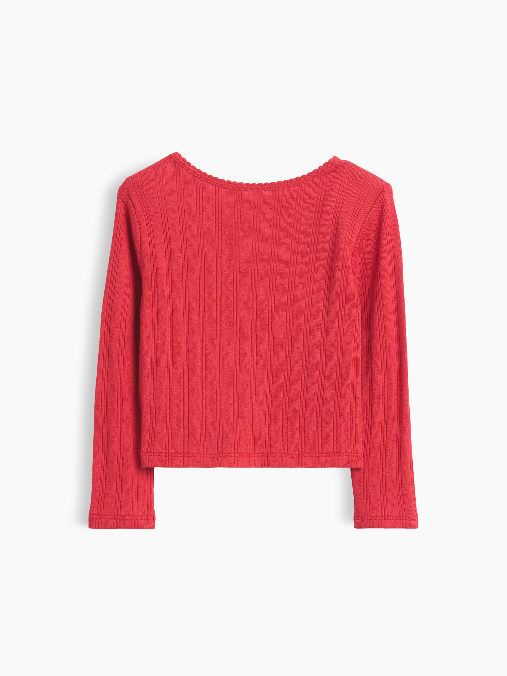 Image 2 of 2, Baby & Toddler Pointelle Rib T-Shirt