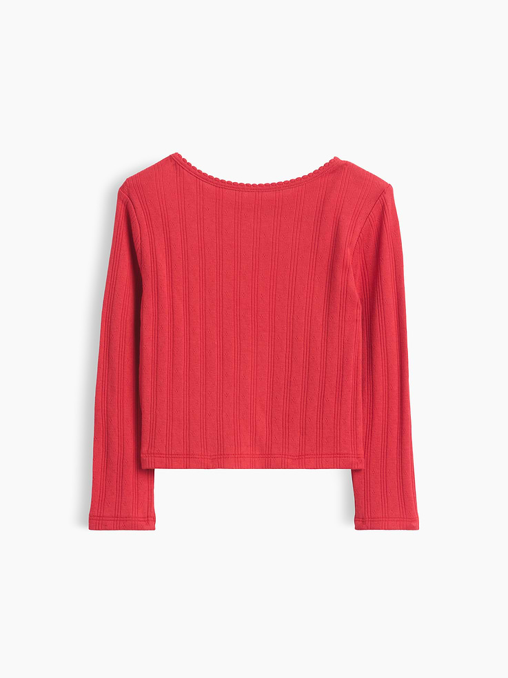 Image number 2 showing, Baby & Toddler Pointelle Rib T-Shirt