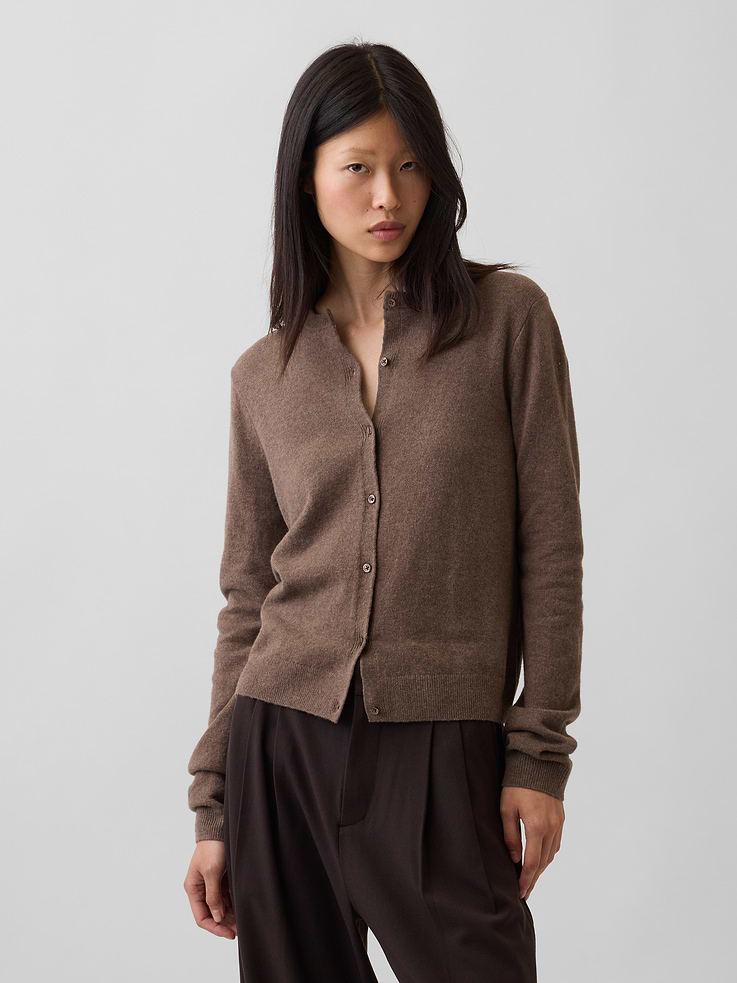 Image number 1 showing, CashSoft Crop Cardigan