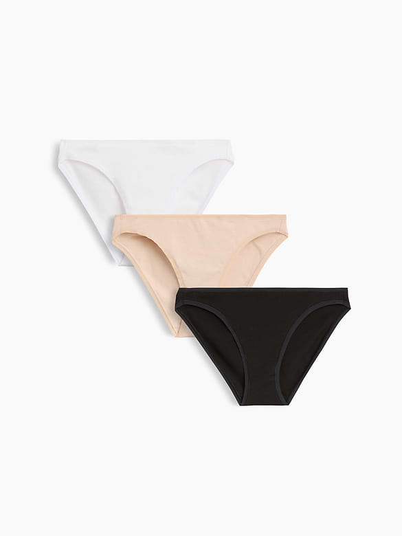 SoftMade Organic Stretch Cotton Bikini (3-Pack)