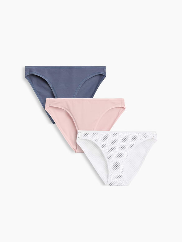 SoftMade Organic Stretch Cotton Bikini (3-Pack)