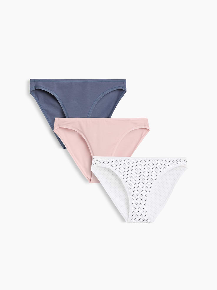 Image number 1 showing, SoftMade Organic Stretch Cotton Bikini (3-Pack)