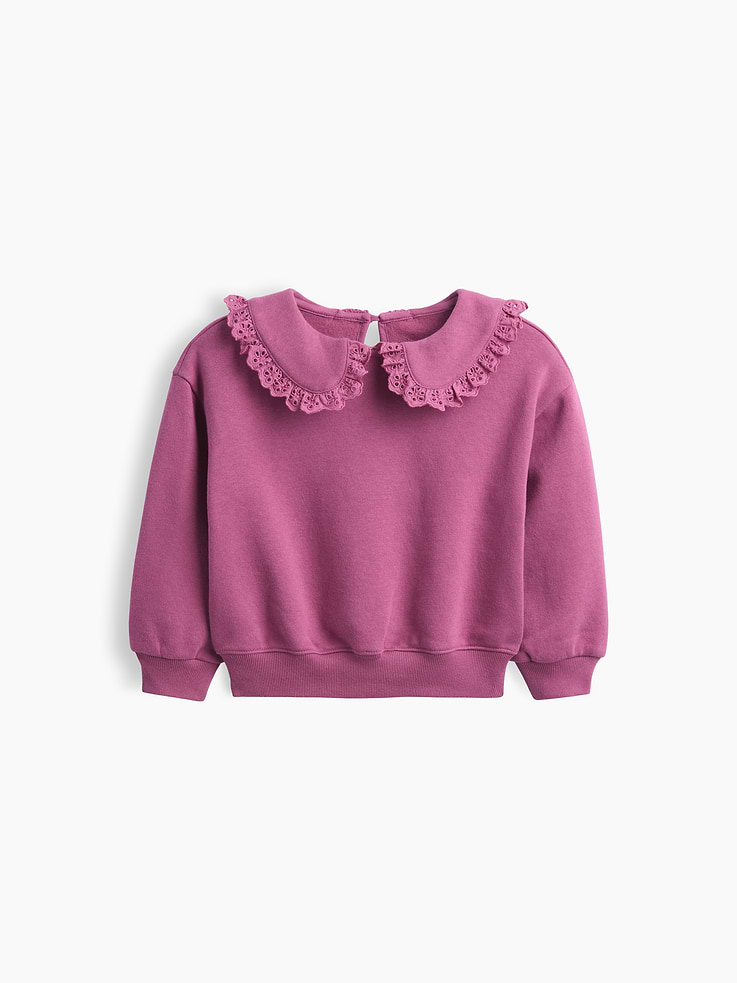 Image number 1 showing, Baby & Toddler VintageSoft Collared Sweatshirt