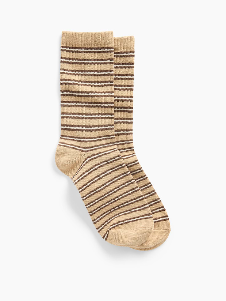 Image number 1 showing, Rib Stripe Socks