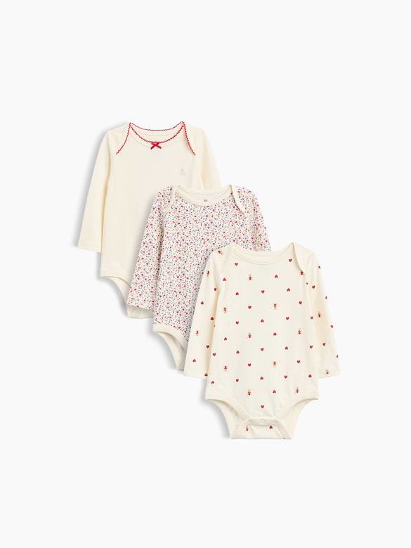Baby First Favorites Organic Cotton Bodysuit (3-Pack)