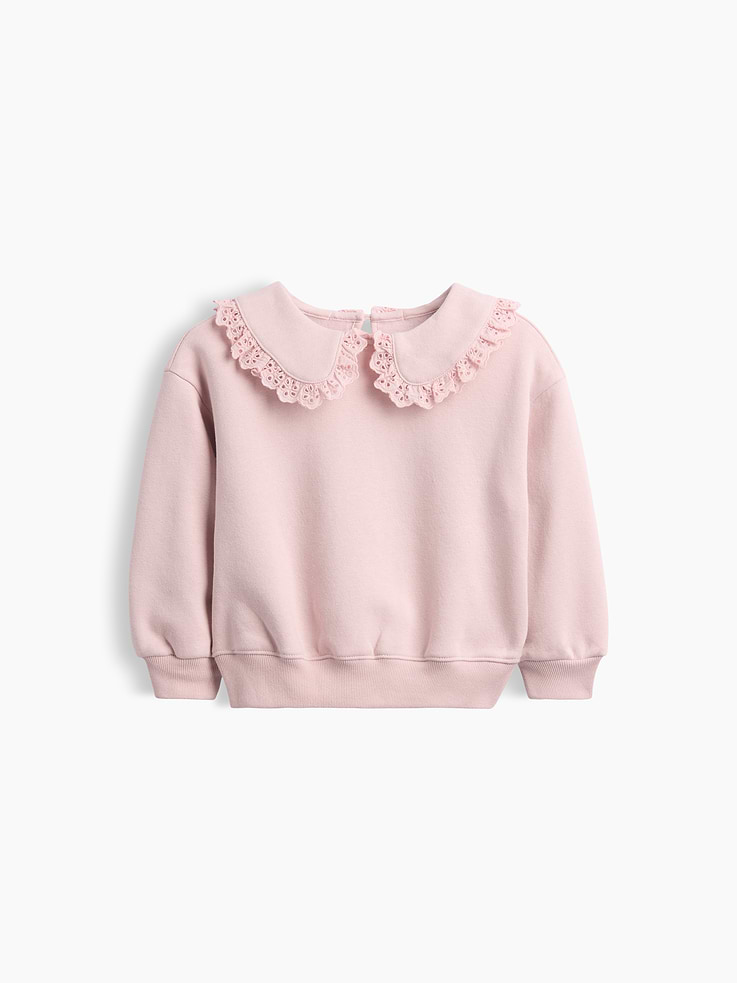 Image number 1 showing, Baby & Toddler VintageSoft Collared Sweatshirt