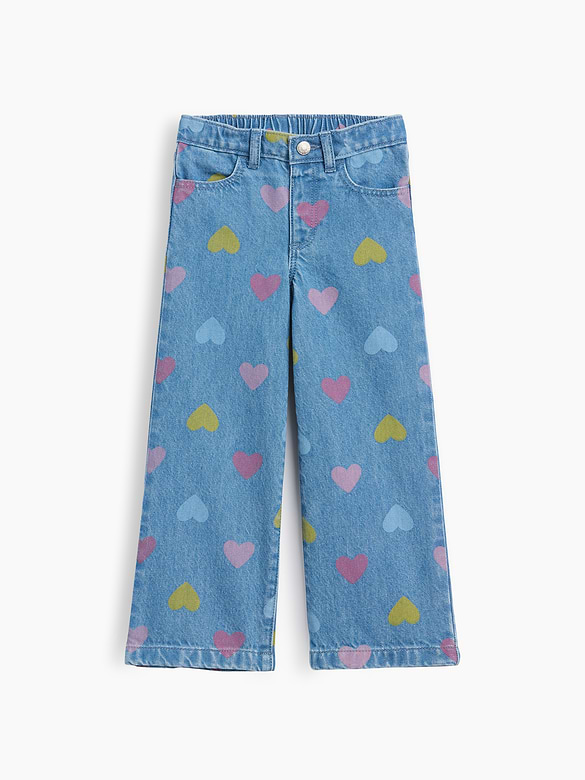 babyGap Print Wide-Leg Jeans