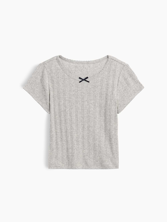 Baby & Toddler Pointelle Rib T-Shirt
