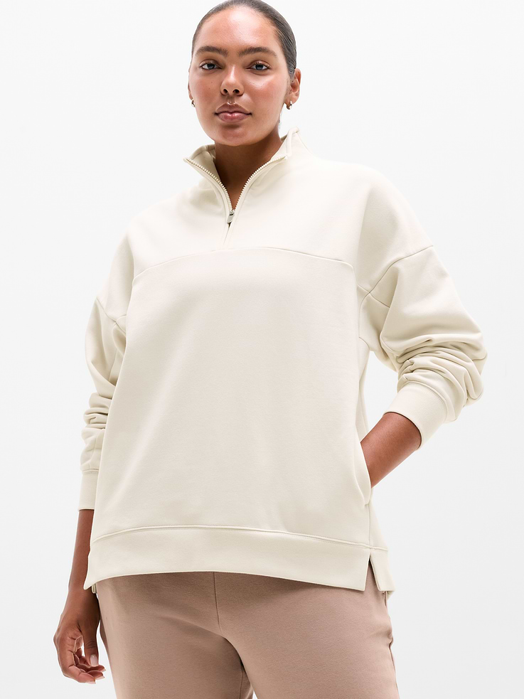 Image number 1 showing, Forever Fleece 1/4 Zip Sweatshirt