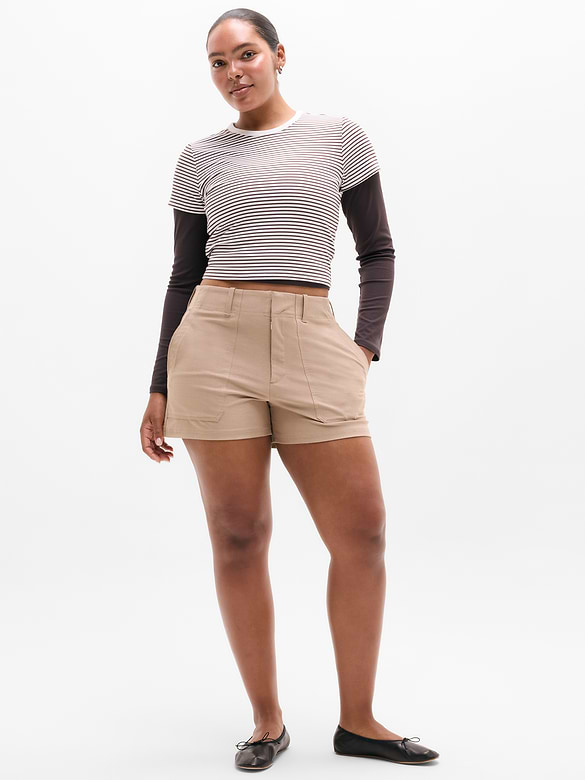 Skyline High Rise Tailored 4" Short