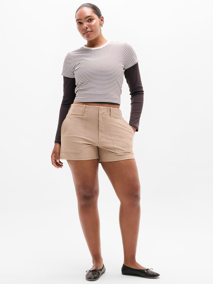 Image number 5 showing, Skyline High Rise Tailored 4" Short