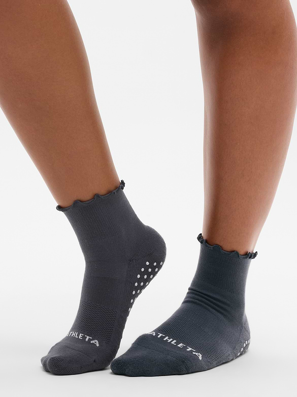 Ruffle Grip Sock