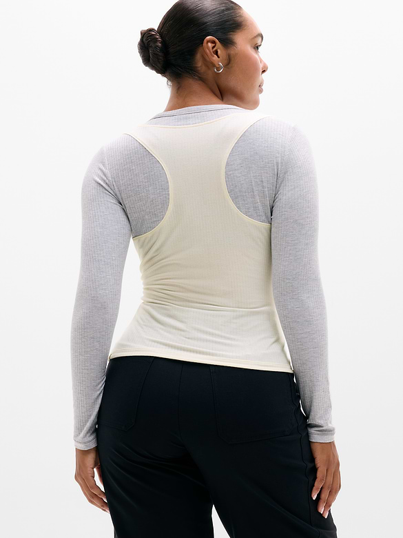 Perfect Rib Layered Top