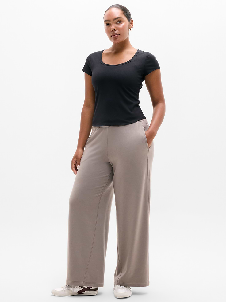Image number 4 showing, Signature Rib Scoop Tee