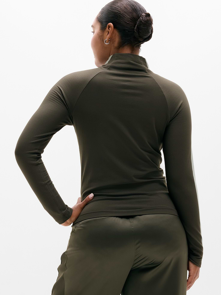 Image number 3 showing, Renew Seamless Mock Neck Top