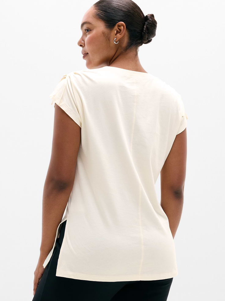 Image number 6 showing, Favorite Cotton Cinched Tee