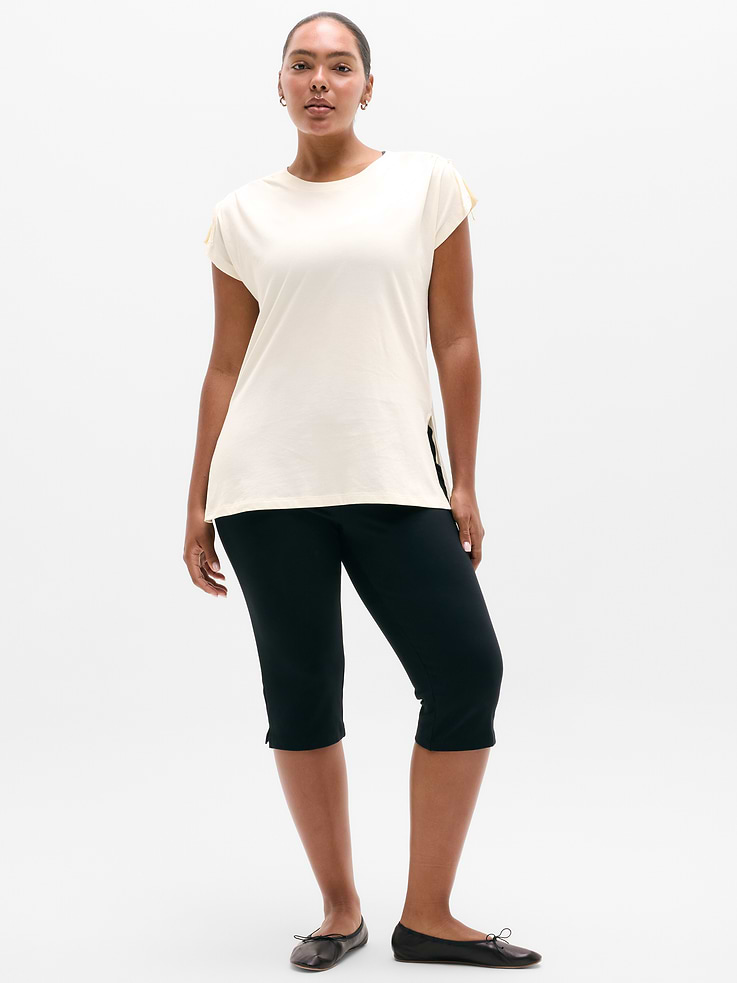 Image number 5 showing, Favorite Cotton Cinched Tee