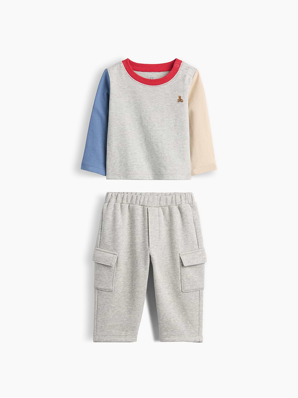 Baby Colorblock Outfit Set