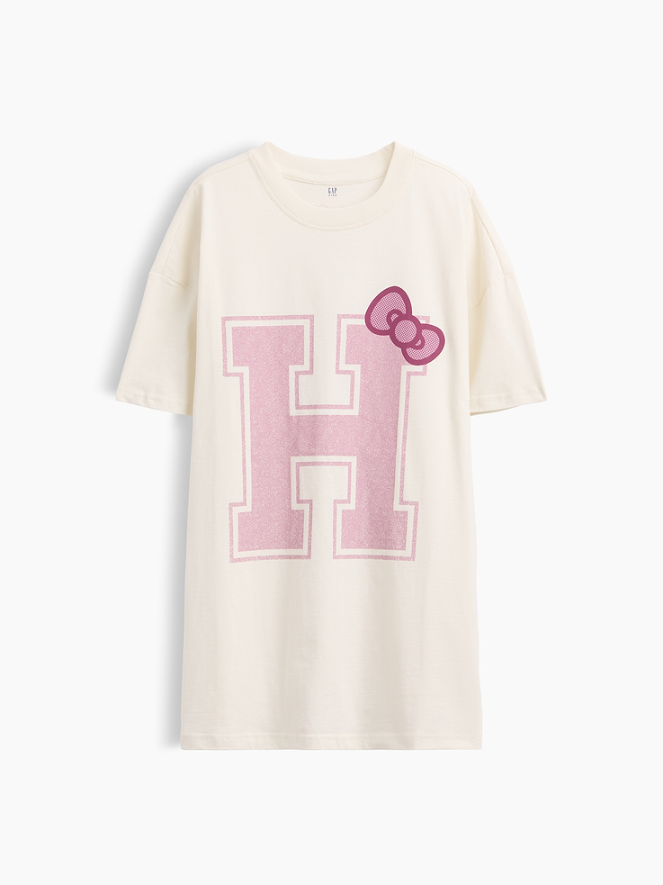 Image number 1 showing, Kids Hello Kitty Oversized T-Shirt