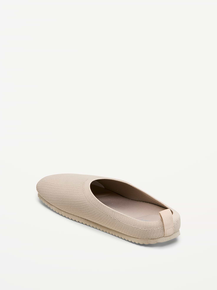 L'image numéro 4 présente Sabots mules en tricot douillet pour femme