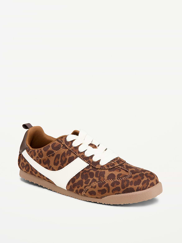 Faux-Suede Lace-Up Sneakers for Girls