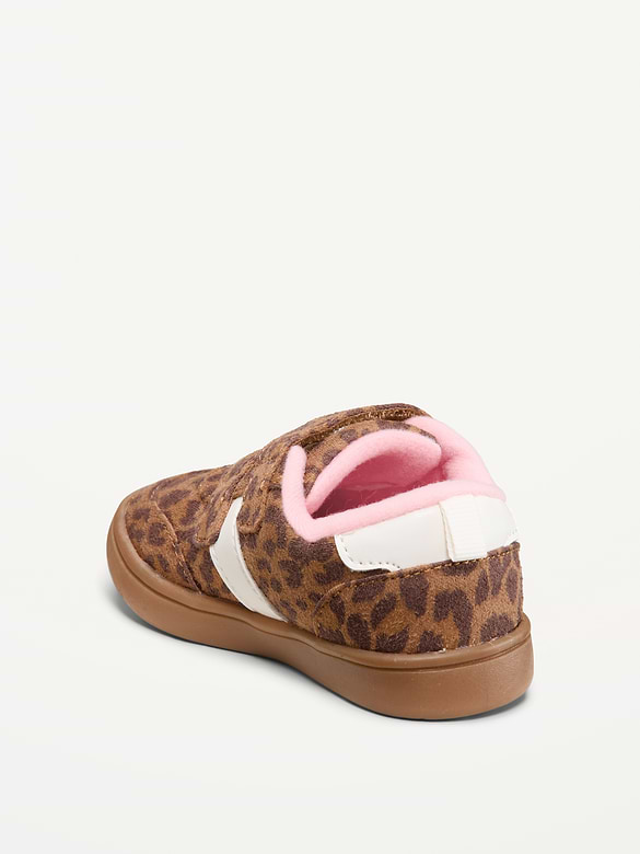 Double Secure-Strap Faux-Suede Sneakers for Toddler Girls